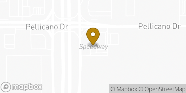 Map showing the location of ATM Speedway in El Paso, TX 79928