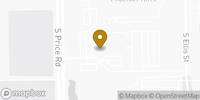 Map showing the location of Walgreens in Chandler, AZ 85286