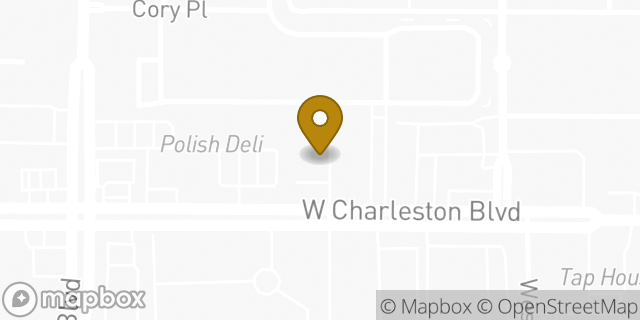 Map showing the location of AutoZone in Las Vegas, NV 89146