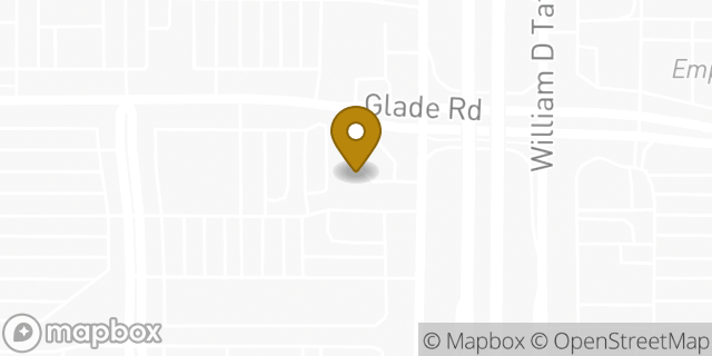 Map showing the location of HomeGoods in Euless, TX 76034