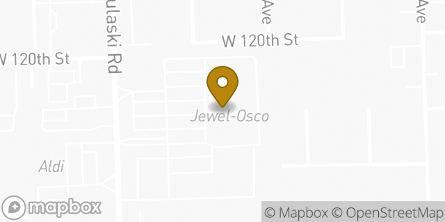 Map showing the location of Coinme in Alsip, IL 60803