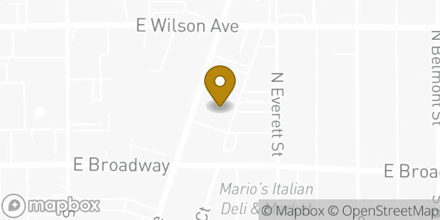 Map showing the location of Trader Joe's in Glendale, CA 91206