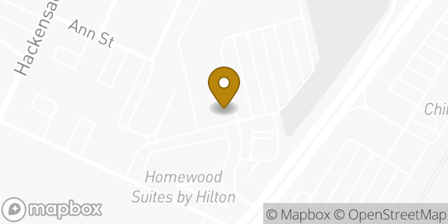 Map showing the location of Panera Bread in East Rutherford, NJ 07073