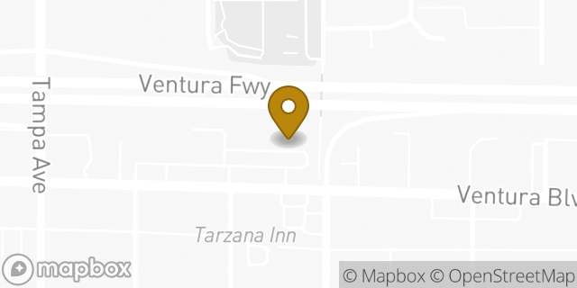 Map showing the location of Amazon Locker - Agileness in Tarzana, CA 91356