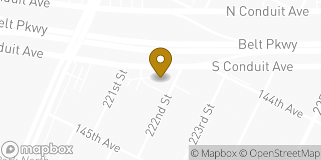 Map showing the location of McDonald's in New York, NY 11413