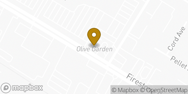Map showing the location of Olive Garden Italian Restaurant in Downey, CA 90241