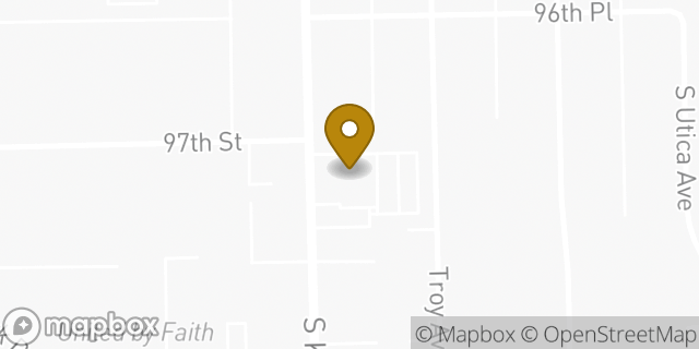 Map showing the location of American Legion in Evergreen Park, IL 60805