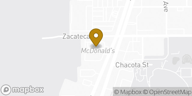 Map showing the location of McDonald's in Laredo, TX 78046