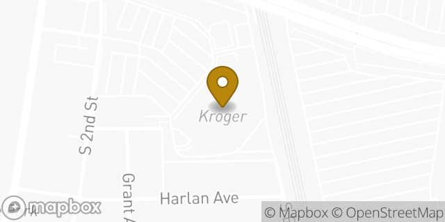 Map showing the location of ATM Kroger in Louisville, KY 40208