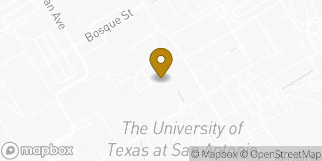 Map showing the location of The UPS Store in San Antonio, TX 78249