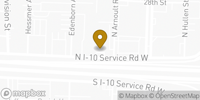 Map showing the location of Enterprise in Metairie, LA 70002