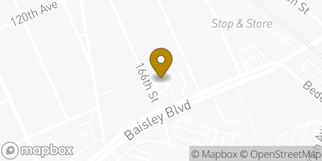 Map showing the location of McDonald's in Jamaica, NY 11434