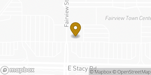 Map showing the location of The Container Store in Fairview, TX 75069