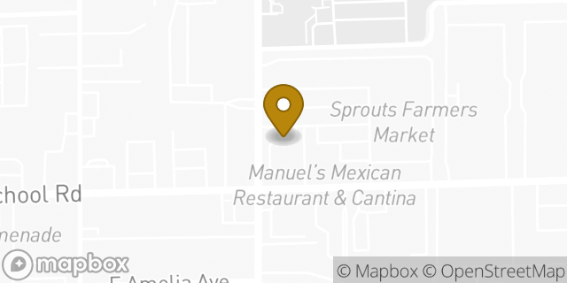 Map showing the location of Starbucks in Phoenix, AZ 85016