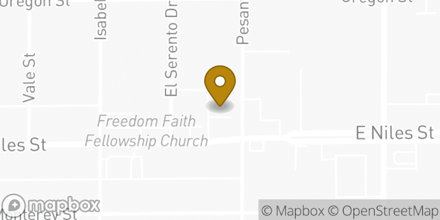 Map showing the location of AutoZone in Bakersfield, CA 93306
