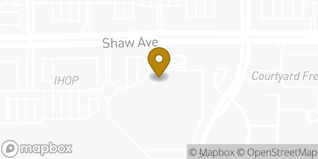 Map showing the location of Panera Bread in Clovis, CA 93612