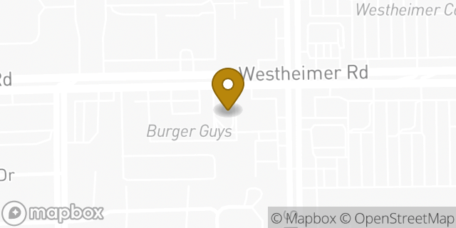 Map showing the location of McDonald's in Houston, TX 77077