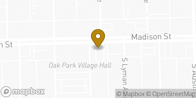 Map showing the location of McDonald's in Oak Park, IL 60302