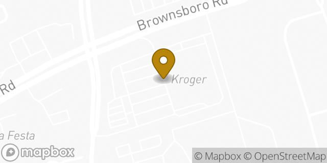 Map showing the location of Kroger in Louisville, KY 40241