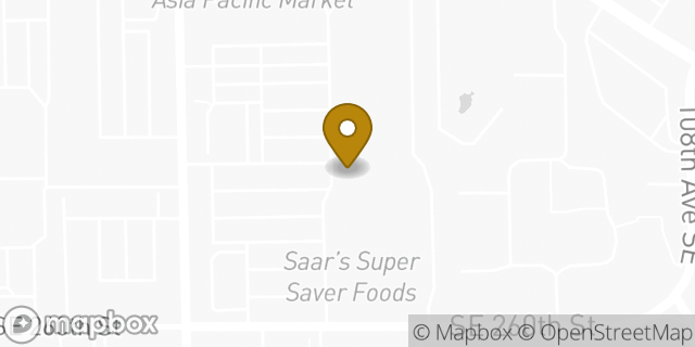 Map showing the location of OneMain Financial in Kent, WA 98030