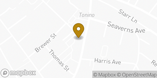 Map showing the location of Chase Bank in Boston, MA 02130