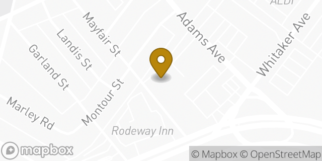 Map showing the location of CubeSmart Self Storage in Philadelphia, PA 19124