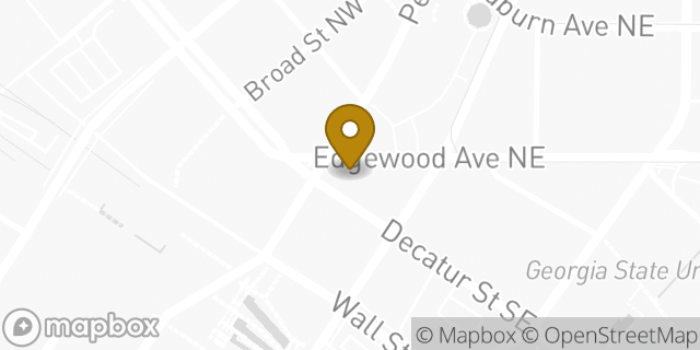 Map showing the location of Walgreens Pharmacy in Atlanta, GA 30303
