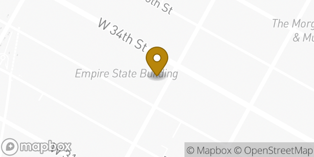 Map showing the location of Chipotle Mexican Grill in New York, NY 10118
