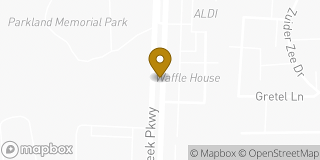 Map showing the location of Hertz Car Rental - Winston Salem - Peterscreek Parkway HLE in Winston-Salem, NC 27127
