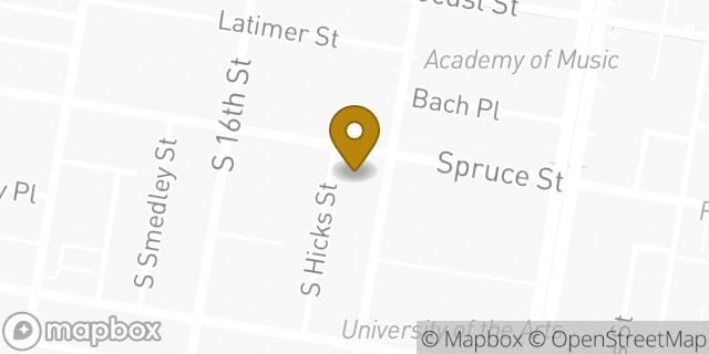 Map showing the location of Minute Clinic in Philadelphia, PA 19102