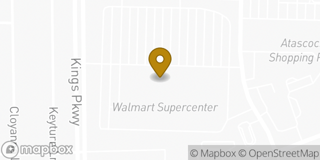 Map showing the location of Walmart in Humble, TX 77346