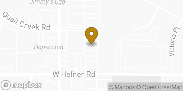 Map showing the location of Papa Johns Pizza in Oklahoma City, OK 73120