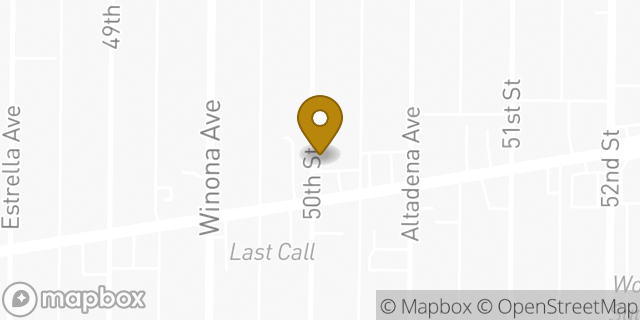 Map showing the location of AutoZone in San Diego, CA 92115
