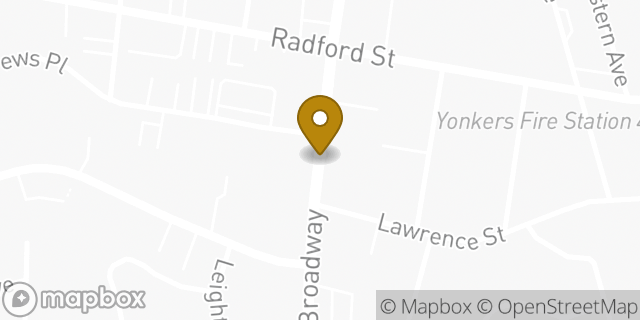 Map showing the location of The Church of Jesus Christ of Latter-day Saints in Yonkers, NY 10705