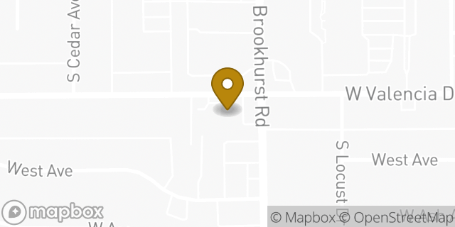 Map showing the location of 7-Eleven in Fullerton, CA 92833