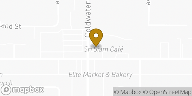 Map showing the location of Amazon Locker - Reilly in North Hollywood, CA 91605