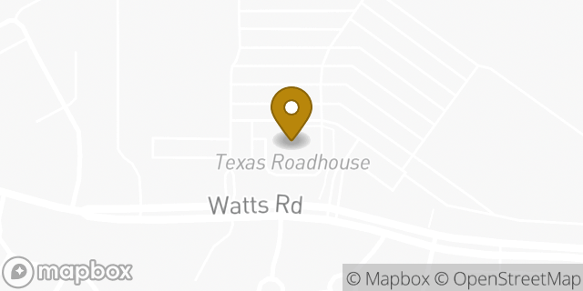 Map showing the location of Texas Roadhouse in Madison, WI 53719