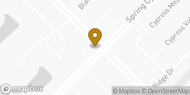 Map showing the location of HOTWORX in Cypress, TX 77429