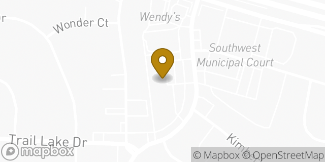 Map showing the location of Subway in Fort Worth, TX 76133