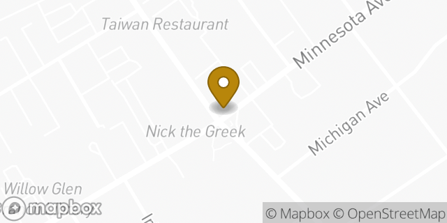 Map showing the location of Starbucks in San Jose, CA 95125