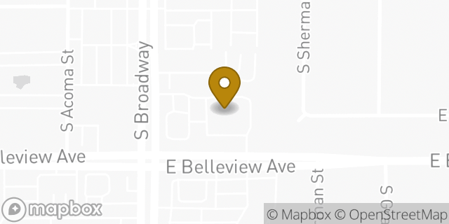 Map showing the location of ATM Walgreens in Englewood, CO 80113