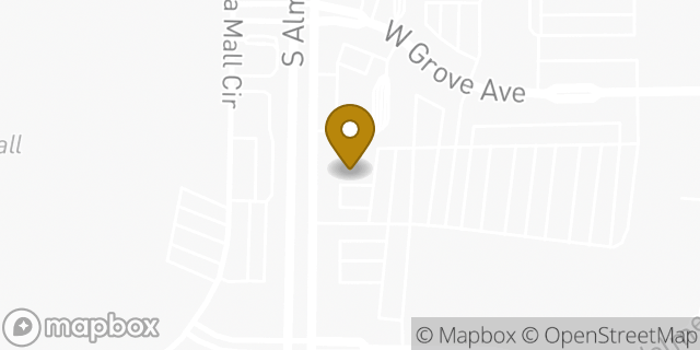 Map showing the location of Chipotle Mexican Grill in Mesa, AZ 85210