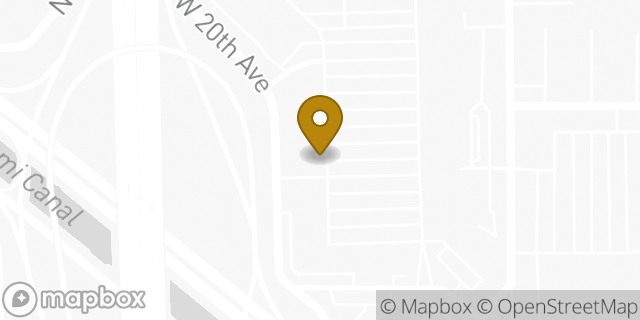 Map showing the location of Amazon Locker - Excess in Hialeah, FL 33012