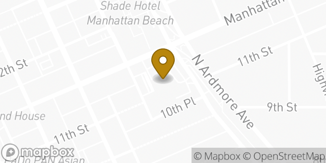 Map showing the location of Coinme in Manhattan Beach, CA 90266