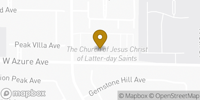 Map showing the location of The Church of Jesus Christ of Latter-day Saints in North Las Vegas, NV 89031