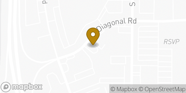 Map showing the location of Amazon Locker - Percentile in Akron, OH 44320