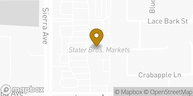 Map showing the location of Coinme in Fontana, CA 92337
