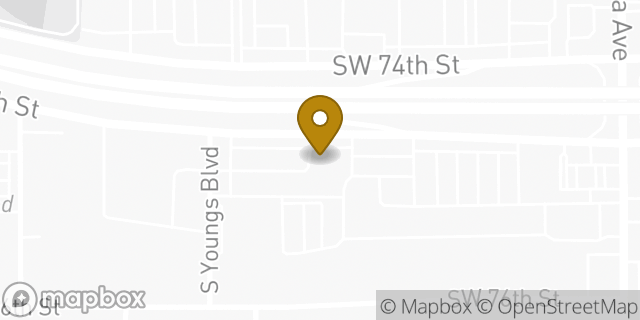 Map showing the location of Papa Johns Pizza in Oklahoma City, OK 73159