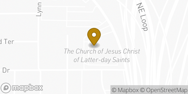 Map showing the location of The Church of Jesus Christ of Latter-day Saints in North Richland Hills, TX 76180