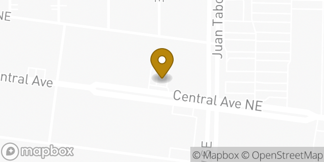 Map showing the location of Sonic Drive-In in Albuquerque, NM 87123